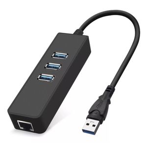 Adaptador Usb 3.0 A Rj45 Usb Lan Ethernet + Hub 3 Puertos 3
