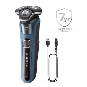 Afeitadora Philips S5880_20 9 W, función seco y húmedo, azul