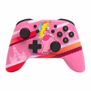Mando Horipad edición Peach para Nintendo Switch, inalámbrico, hasta 15 horas, rosado