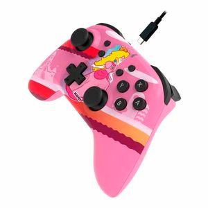 Mando Horipad edición Peach para Nintendo Switch, inalámbrico, hasta 15 horas, rosado