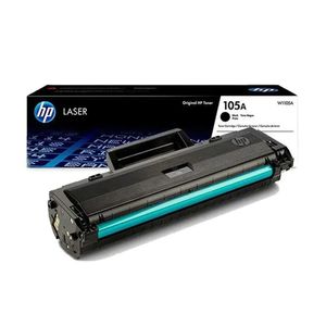Tóner HP 105A W1105A para impresora Láser 107W, capacidad 1000 páginas, negro
