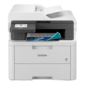 Impresora multifuncional láser Brother DCP-L3560CDW Wi-Fi, inalámbrica, a color, usa cartuchos de tóner