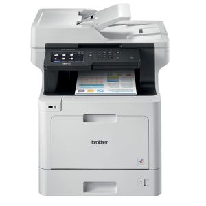 Impresora multifuncional láser Brother MFC-L8900CDW Wi-Fi, inalámbrica, a color, usa cartuchos de tóner