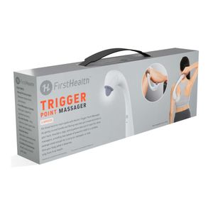 Masajeador arco de puntos gatillo First Health Trigger Point para cuello y espalda, 2 velocidades, blanco