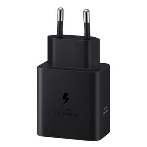 Cargador de pared Samsung USB Tipo-C 45W, negro + cable Tipo-C a Tipo-C, 1.8 m