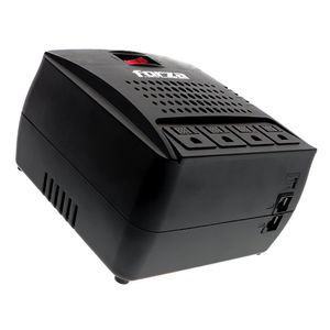 Estabilizador de voltaje Forza FVR-3002 4 salidas, puerto RJ45-220V, largo de cable 1.2 m , negro