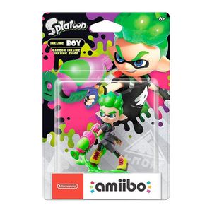 Figura interactiva Nintendo Amiibo Inkling Boy Green serie Splatoon