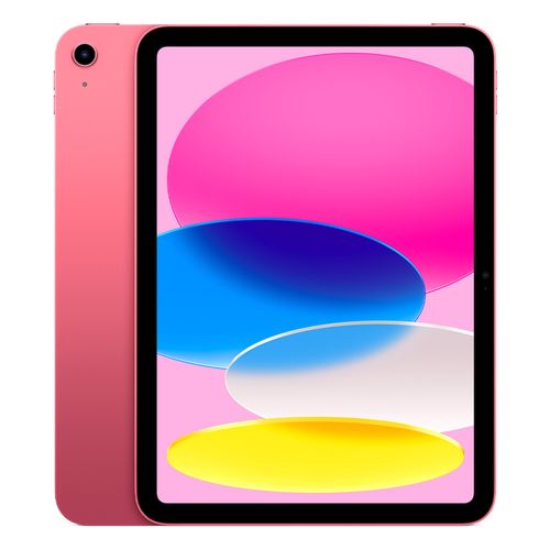 iPad (10ma Gen) 10.9" Wi-Fi, 64GB, 4GB ram, cámara principal 12MP, frontal 12MP, A14 Bionic, 28.6Wh, rosado