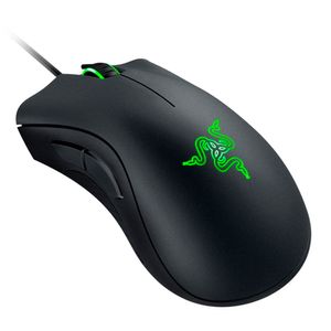 Reacondicionado: Mouse gamer Razer Deathadder Essential, 5 botones, 6400 dpi, luz verde, negro