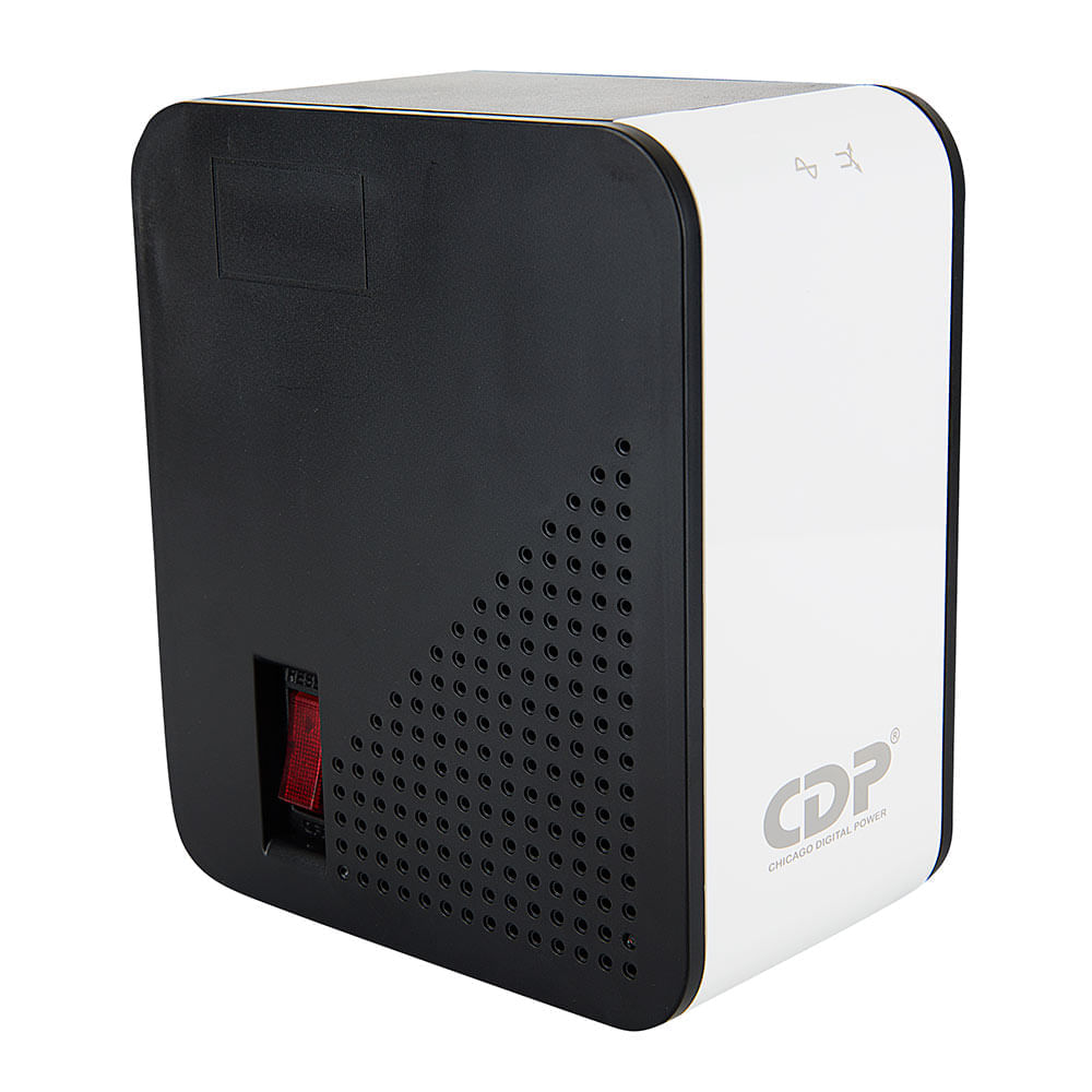 Reacondicionado: Estabilizador de corriente Chicago Digital Power 8 tomas, 1000VA/500W