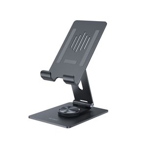Stand para Tablet y celular Desktop 12.9" ZM106 Wiwu, rotacion 360° metálico negro