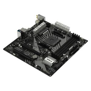 Placa madre Asrock B450M/ac Wi-Fi, AM4, DDR4 MATX