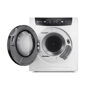 Secadora de ropa Electrolux EDEJ07D2JSYW 1250W, capacidad 7 kg, 6 programas de secado, 5 niveles de temperatura, acero inoxidable, blanco