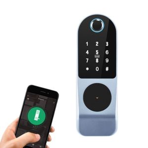 Cerradura Digital Smart Tech Care 5 modos tipo RIM + A prueba de agua,Plomo