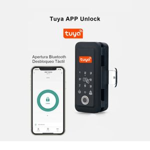 Cerradura Digital Smart para puerta de Vidrio Tech Care con 4 modos, Negro
