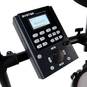 Batería electrónica Avatar SD201-1S 30 kits, negro