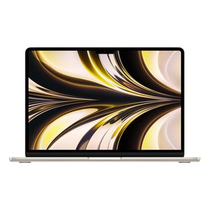 MacBook Air 13.6" Chip M2 de Apple, GPU de 10 núcleos, 512GB SSD, 8GB RAM, macOS, teclado español, starlight