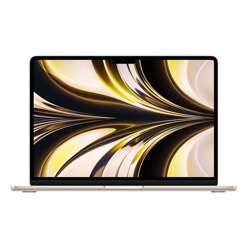 MacBook Air 13.6" Chip M2 de Apple, GPU de 8 núcleos, 256GB ssd, 8GB ram, macOS, teclado español, starlight