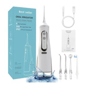 Irrigador Dental Limpieza Bucal Tech Care 4 Modos+ 4 Boquillas Blanco