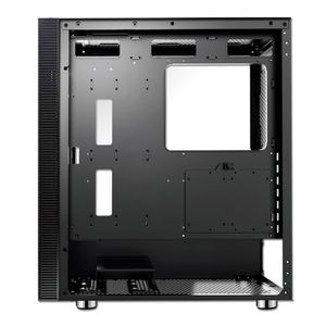 Gabinete Antryx RX-460 Mesh Black USB 3.0, incluye 2 ventiladores ARGB, panel lateral de vidrio templado, sin fuente
