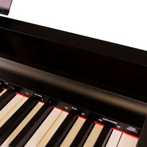 Piano digital P-20 Walters 88 teclas, 128 tonos, 92 polifonía, negro