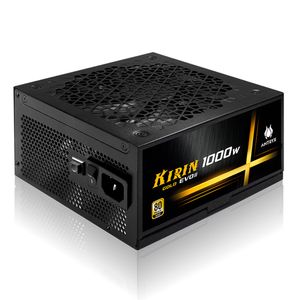 Fuente de poder Antryx Kirin Gold Evo II 1000W, 80 Plus Gold, modular ATV3.0, Pcie 5.0