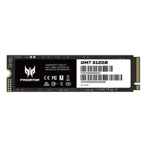 Unidad de estado sólido SSD Predator GM7 512GB, M.2, PCIE4.0,  7200MB/S