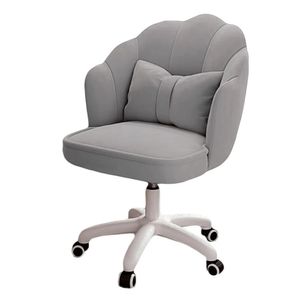 Silla Giratoria de Escritorio Oficina Q1 Gris Claro Buckingham