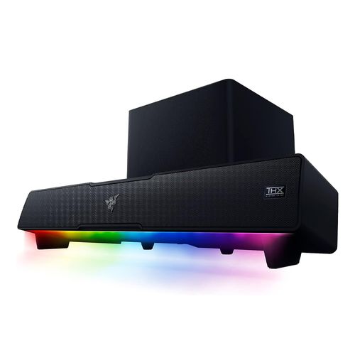 Barra de sonido Razer Leviathan V2 con subwoofer, 65W RMS + 30W RMS, Razer Chroma RGB