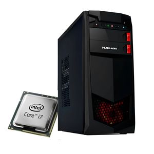PC Intel Core i7-8TH + Ram 16GB + Disco SSD 960GB + Case Halion 350W