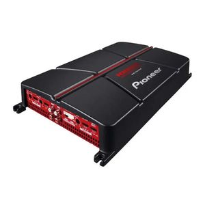 Amplificador Pioneer GM-A6704 1000W, 4 canales puenteable, RCA, negro