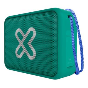 Parlante bluetooth Klip Xtreme Nitro 6W, resistente al agua IPX7, hasta 20 horas de reproducción, verde