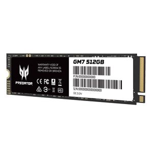 Unidad de estado sólido SSD Predator GM7 512GB, M.2, PCIE4.0,  7200MB/S