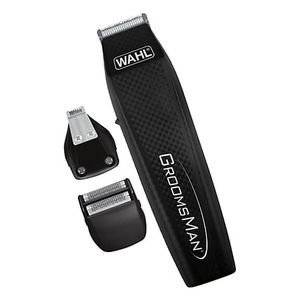 Cortadora  de barba Grooms Man WAHL 05537-3008 3 cabezales intercambiables, negro