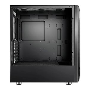 Gabinete Antryx RX-430U Black, incluye 1 ventiladores ARGB + barra de luz ARGB, panel lateral de vidrio templado, con fuente B600w