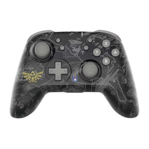 Mando Horipad edición Zelda para Nintendo Switch, inalámbrico, hasta 15 horas, negro