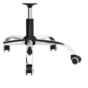 Silla de Oficina Evox CT256-SB con Soporte Lumbar Ajustable y Base de Acero, Blanco
