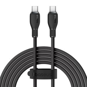 Cable USB Tipo-C a Tipo-C Baseus 100W, 2m, TPE, negro