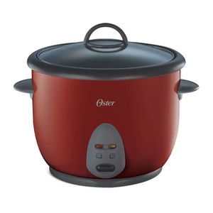 Olla arrocera Oster CKSTRC1700R 700w, 1.8 litros, recubrimiento antiadherente, rojo