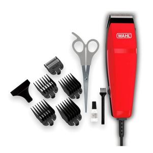 Cortadora de cabello Wahl Easy Cut, 10 piezas, cuchillas de acero, rojo