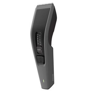 Cortadora de cabello Philips HC3520_15 cuchillas de acero inoxidable, 75 minutos de uso inalámbrico, ergonómico, gris