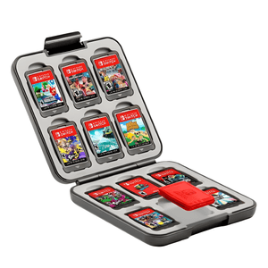 Estuche porta juegos Super Mario para Nintendo Switch, hasta 12 tarjetas micro SD