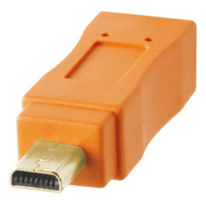 Cable Tether Tools USB 2.0 tipo A a Mini-B con 8 pines (4,6 metros)
