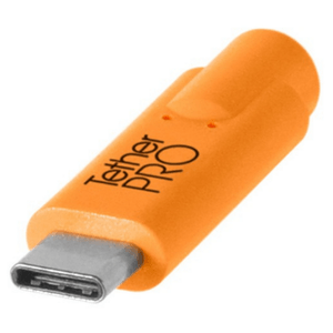 Cable Tether Tools USB 2.0 Tipo C a USB Mini-B con 5 Pines (4,6 metros)