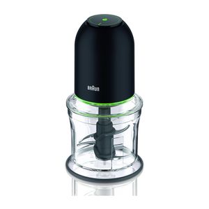 Picatodo eléctrico Brau Multipractic 3 500W, capacidad 500ml, 2 velocidades, cuchillas extraíbles, negro