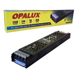 Fuente de poder switching, Opalux, potencia 400w, negro