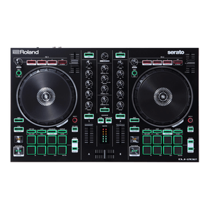 Controlador DJ Roland DJ-202 2 canales, 4 decks, Serato DJ Lite, Sampler TR Integrado, conexión USB, negro