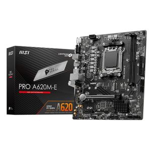 Placa Madre MSI PRO A620M-E Socket AM5, DDR5, Micro-ATX, PCIe 4.0, RAID SATA, Ranura M.2, HDMI 2.1, LAN Realtek