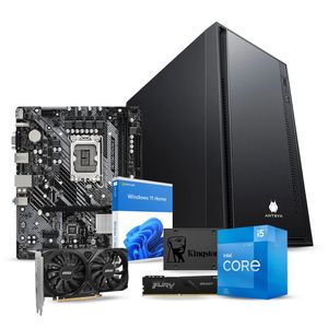 PC armada: Intel Core i5-12400F + Asrock H610M-HDV/M.2 + 480GB ssd/ 8GB ram, Antryx Xtreme Micro XM-310, GeForce RTX 3050 + Win 11H (LD) + armado