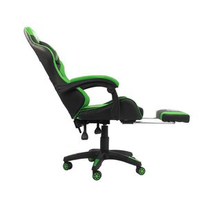 Silla gamer NXT Comics Pro carga máx. 200 kg, soporte lumbar ajustable, inclinación 155°, verde